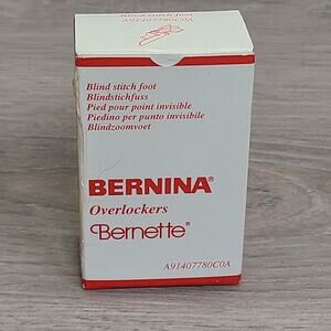 Bernina 2000 DE/E Overlockers Bernette Blind Stitch Foot A91407780C0A NEW Sewing